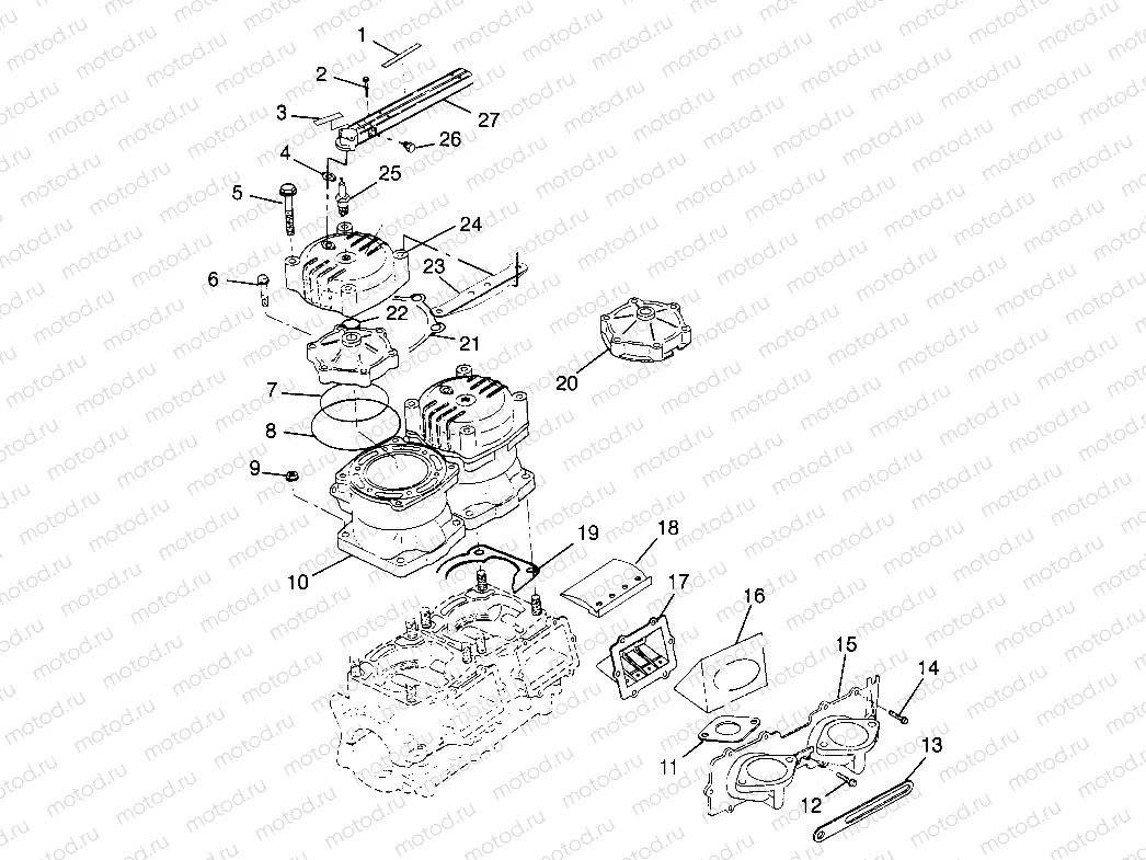 CYLINDER & MANIFOLD HURRICANE B974473 and Intl. HURRICANE I974473 (4941044104C001) | CYLINDER & MANIFOLD HURRICANE B974473 and Intl. HURRICANE I974473 (4941044104C001)