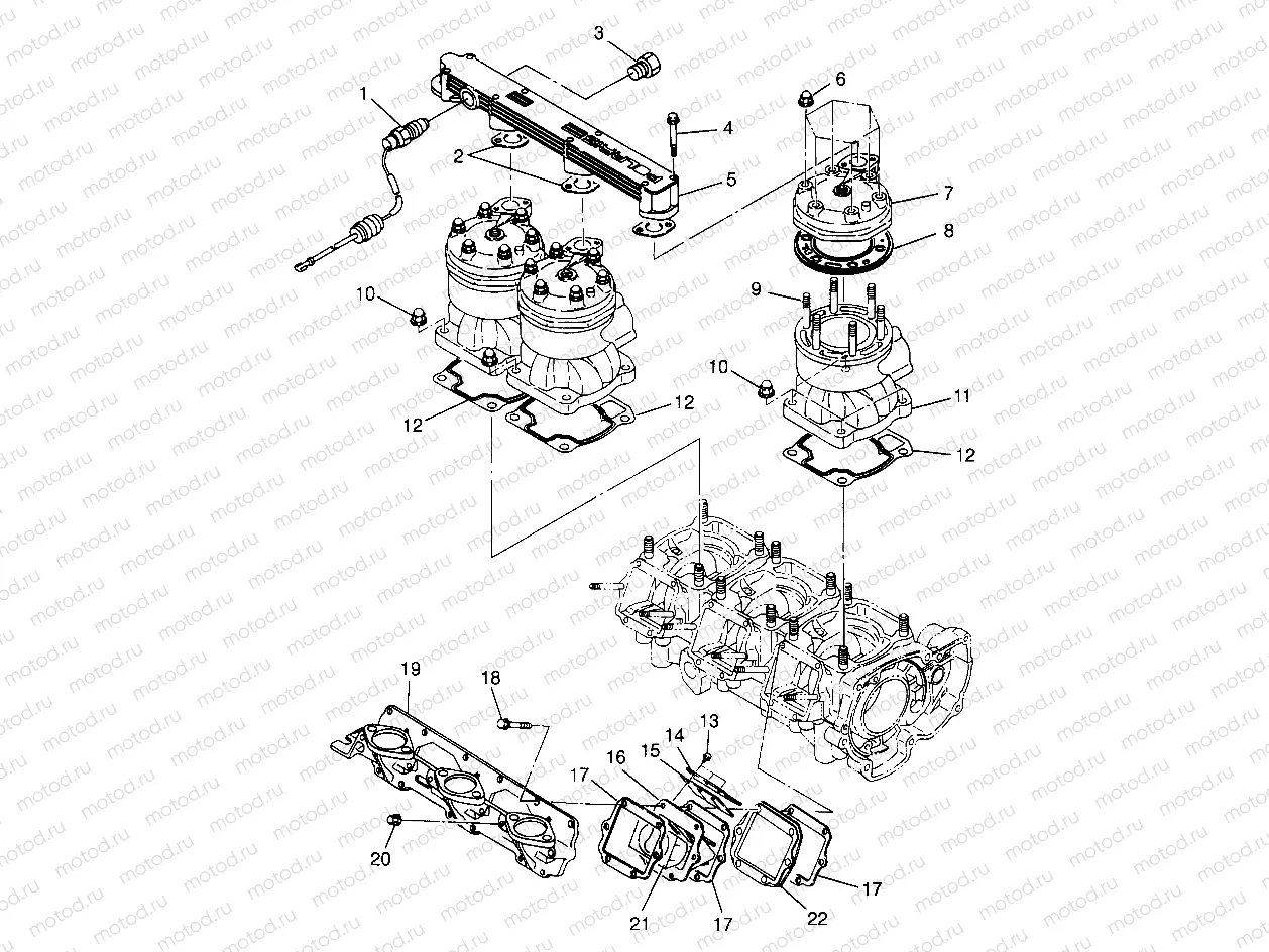 CYLINDER & MANIFOLD SL 780 B974088 and Intl. SL 780 I974088 (4940924092C001) | CYLINDER & MANIFOLD SL 780 B974088 and Intl. SL 780 I974088 (4940924092C001)