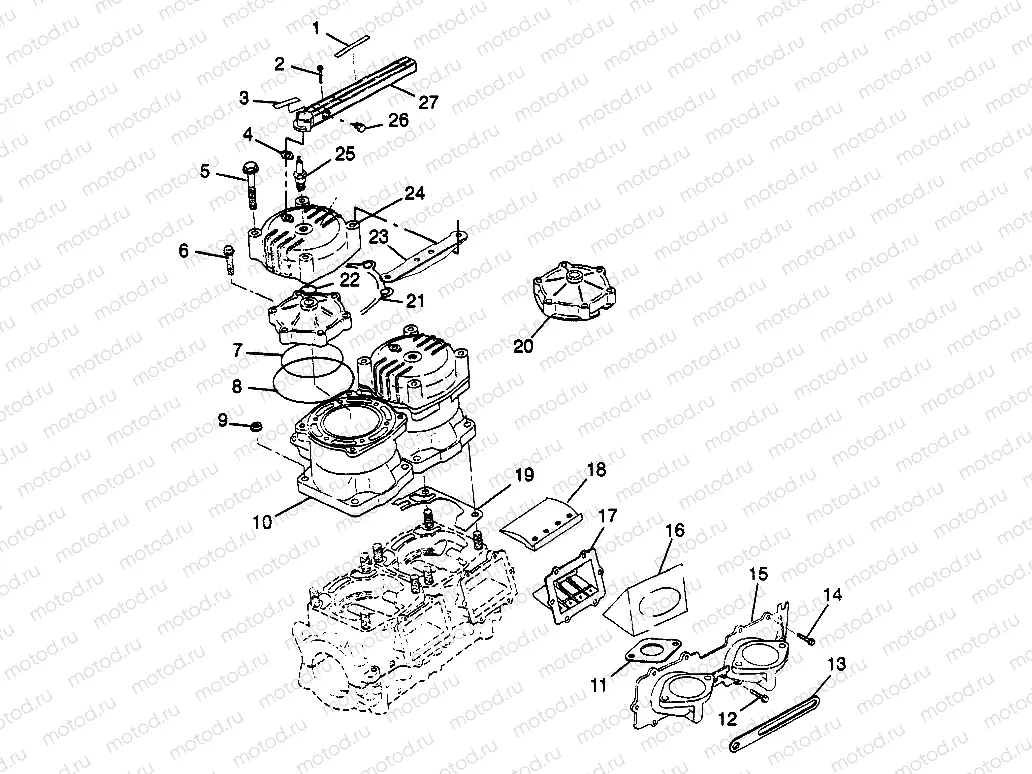 CYLINDER & MANIFOLD SLT 700 B974572 (4941124112B014) | CYLINDER & MANIFOLD SLT 700 B974572 (4941124112B014)