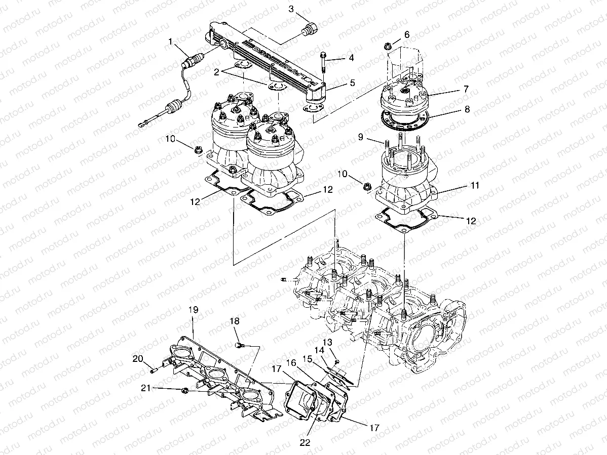 CYLINDER & MANIFOLD SLT 750 B954170 (4930563056C001) | CYLINDER & MANIFOLD SLT 750 B954170 (4930563056C001)