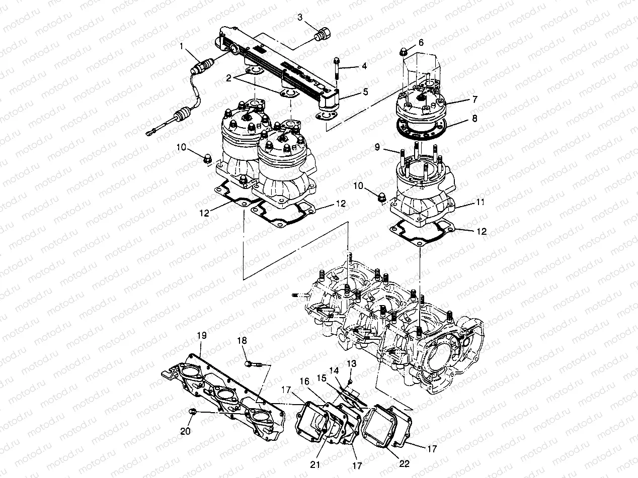 CYLINDER & MANIFOLD SLT 780 B974588 (4941174117B014) | CYLINDER & MANIFOLD SLT 780 B974588 (4941174117B014)