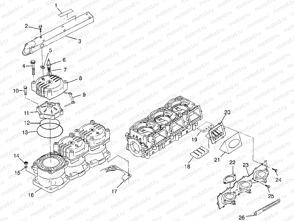 CYLINDER & MANIFOLD SLTX B964590 and Intl. SLTX I964590 (4935783578C001) | CYLINDER & MANIFOLD SLTX B964590 and Intl. SLTX I964590 (4935783578C001)