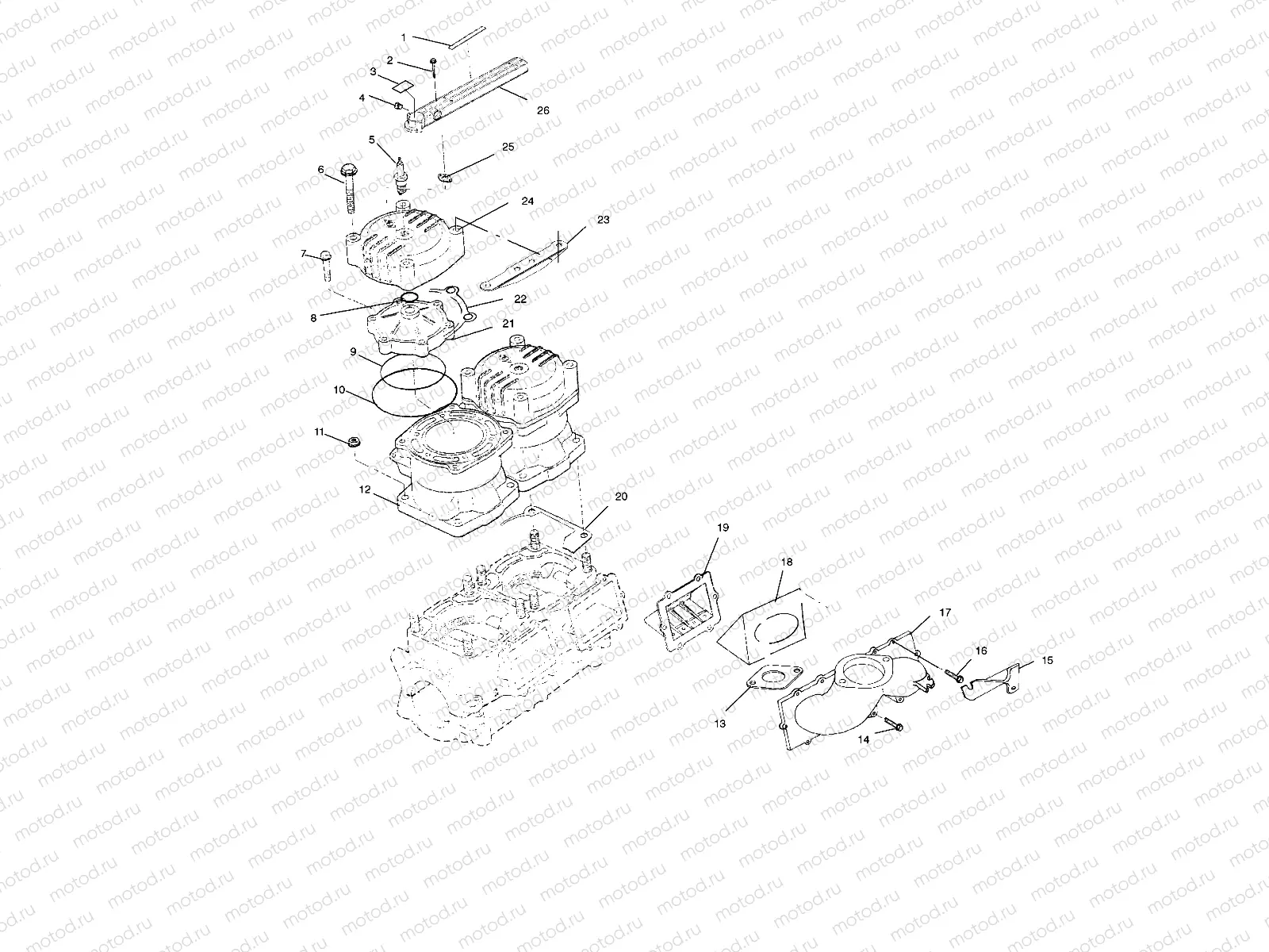 CYLINDER & MANIFOLD - W015197D (4964826482C005) | CYLINDER & MANIFOLD - W015197D (4964826482C005)