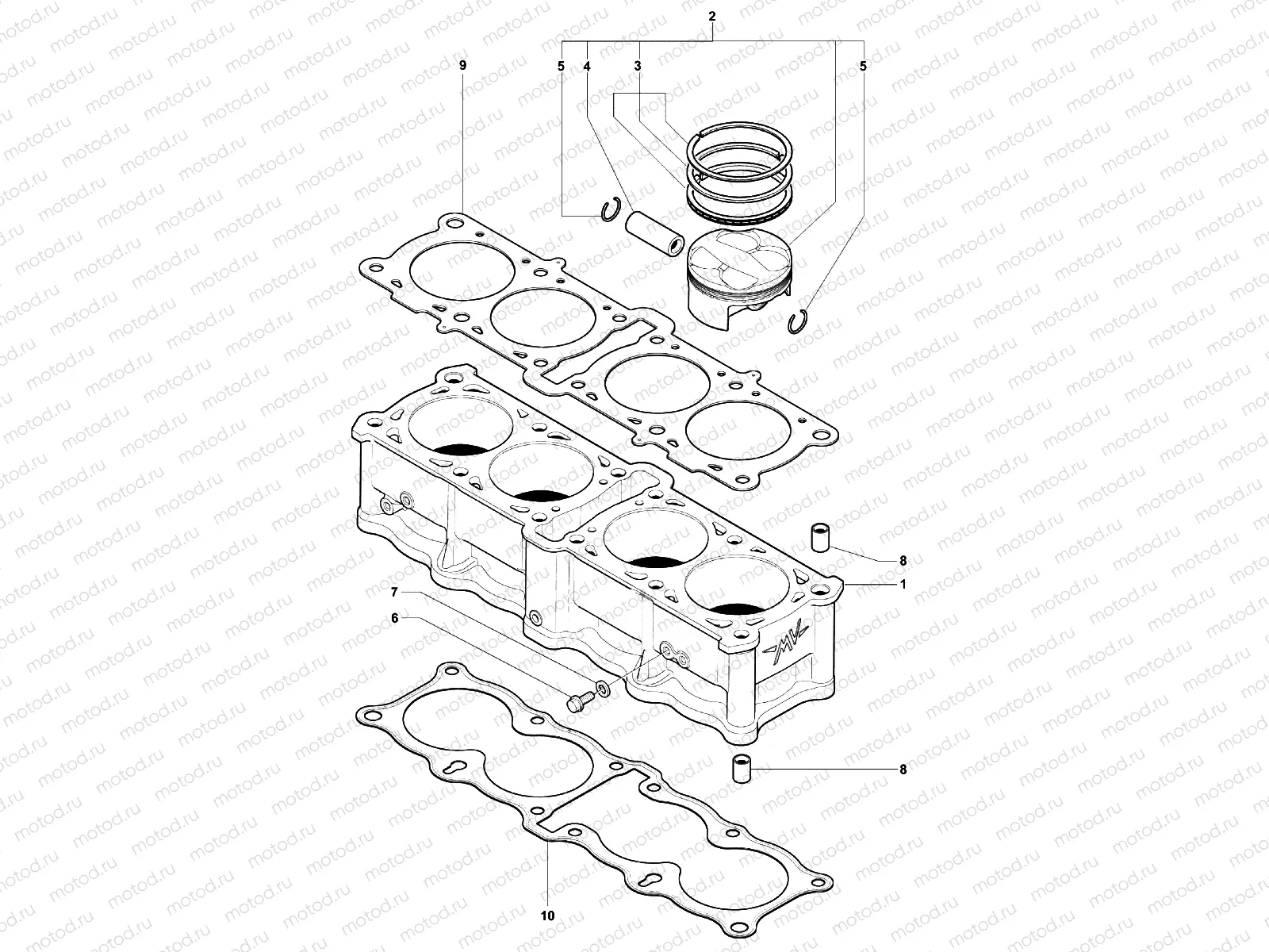 Cylinder & Piston Assembly
