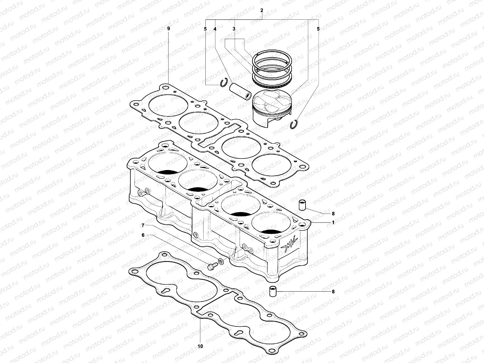Cylinder & Piston Assembly