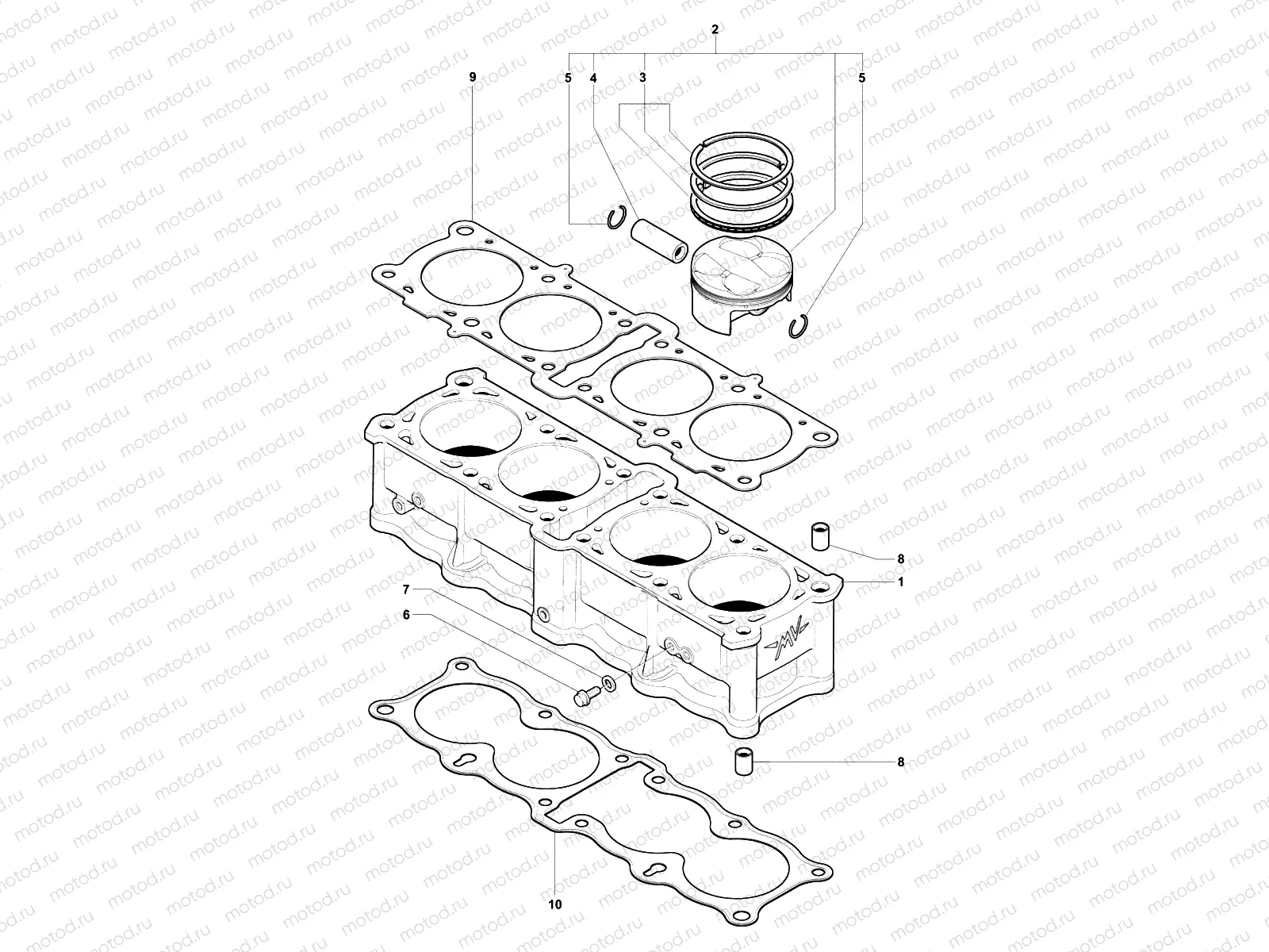 Cylinder & Piston Assembly