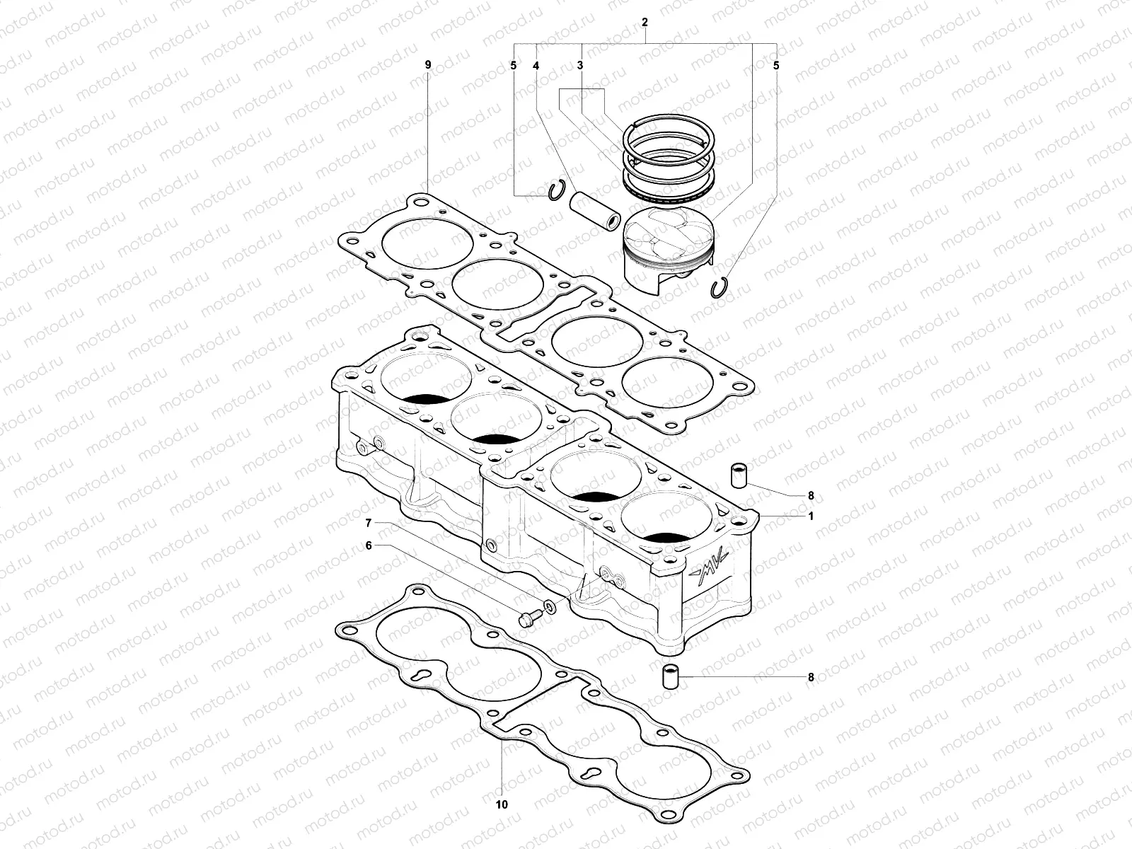 Cylinder & Piston Assembly