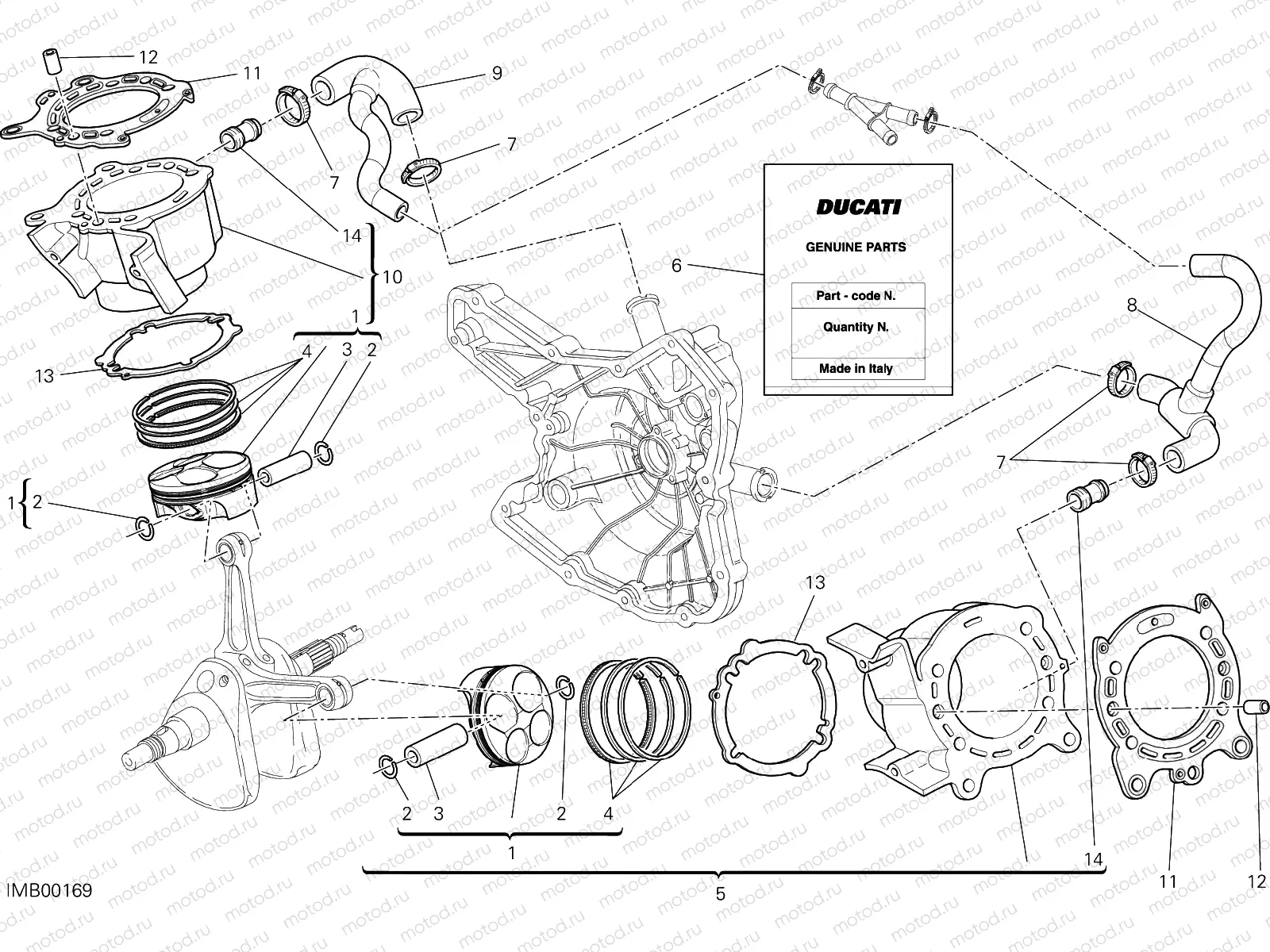 CYLINDER - PISTON [MOD:F848]