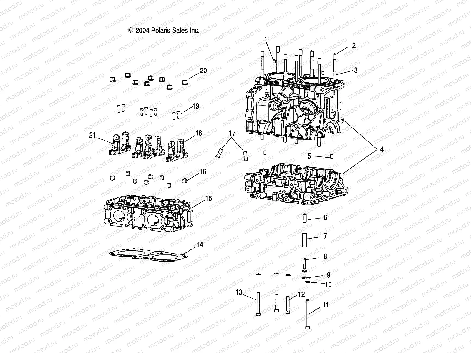 CYLINDER - W045304CA/IA/CB/IB/CC/IC (4990559055C07) | CYLINDER - W045304CA/IA/CB/IB/CC/IC (4990559055C07)