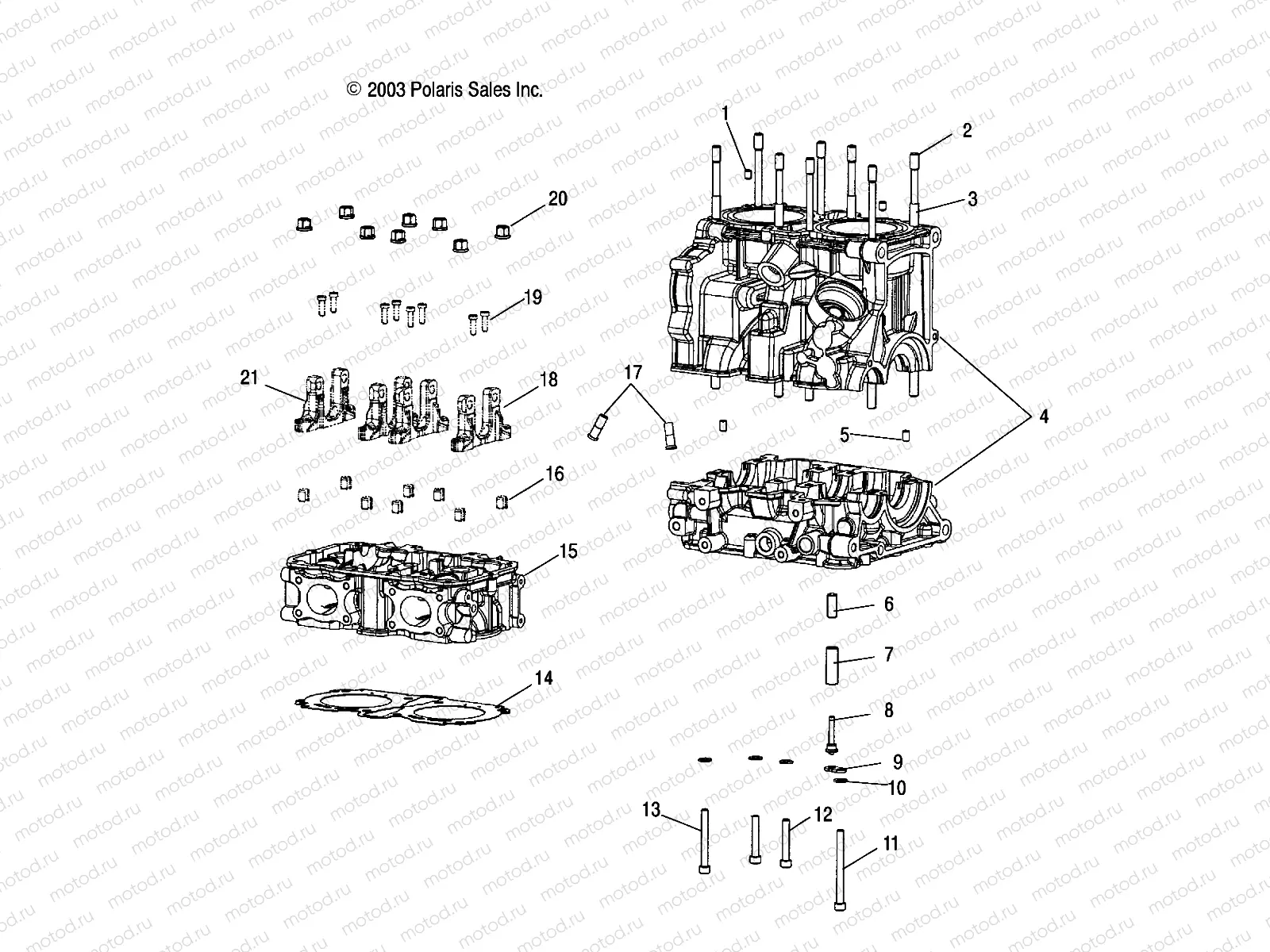 CYLINDER - W045305CA/IA/CB/IB/IE/CC/IC/CD/ID/IF (4990579057C07) | CYLINDER - W045305CA/IA/CB/IB/IE/CC/IC/CD/ID/IF (4990579057C07)