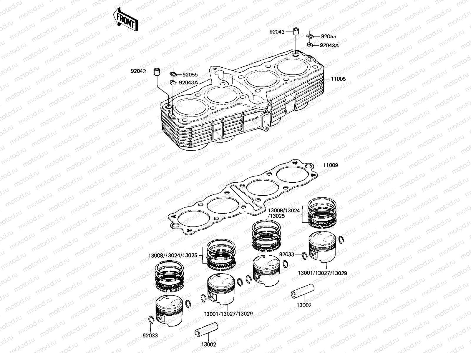 CYLINDER/PISTONS