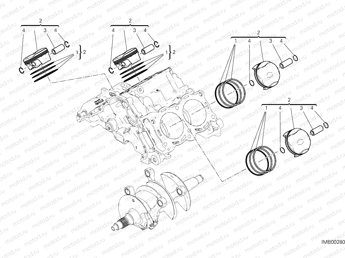 Cylinders and pistons