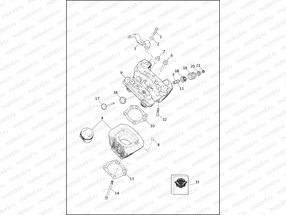 CYLINDERS, HEADS AND VALVES (1 OF 2)