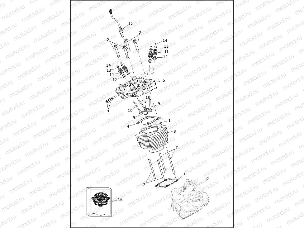CYLINDERS, HEADS AND VALVES (1 OF 2)