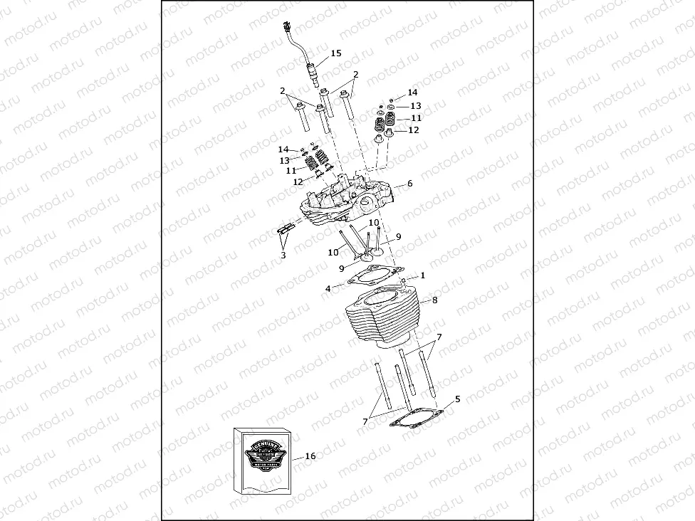 CYLINDERS, HEADS AND VALVES