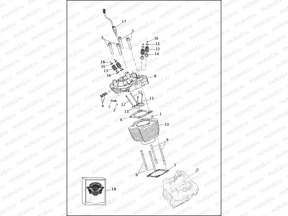 CYLINDERS, HEADS AND VALVES