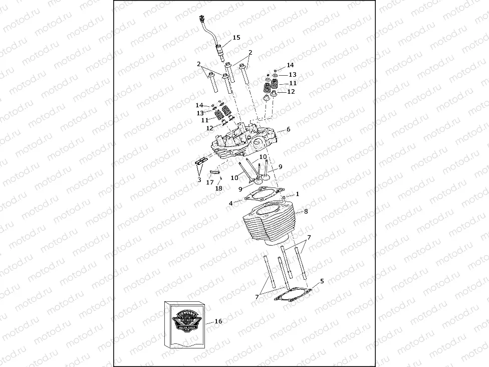 CYLINDERS, HEADS AND VALVES