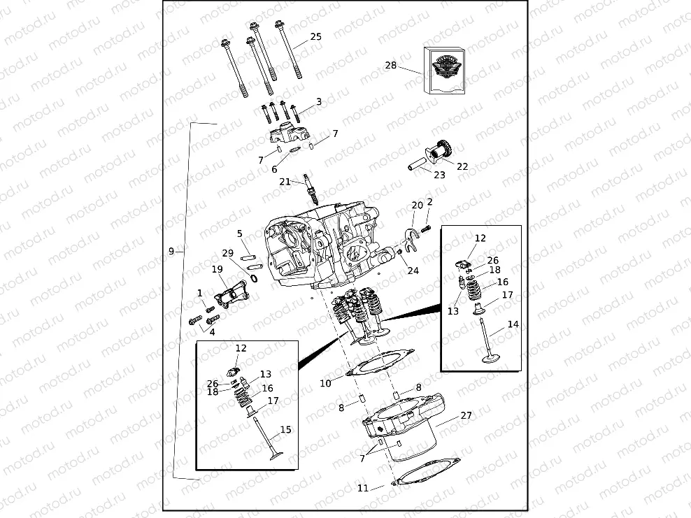 CYLINDERS, HEADS AND VALVES