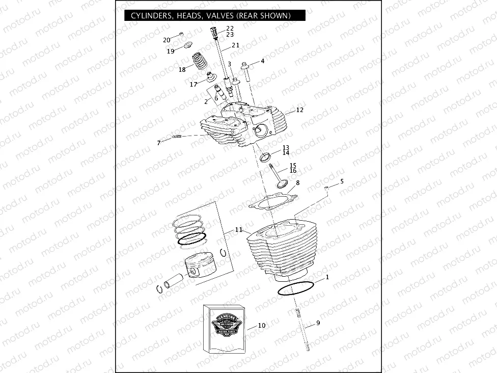 CYLINDERS, HEADS, VALVES - TWIN CAM 103â¢