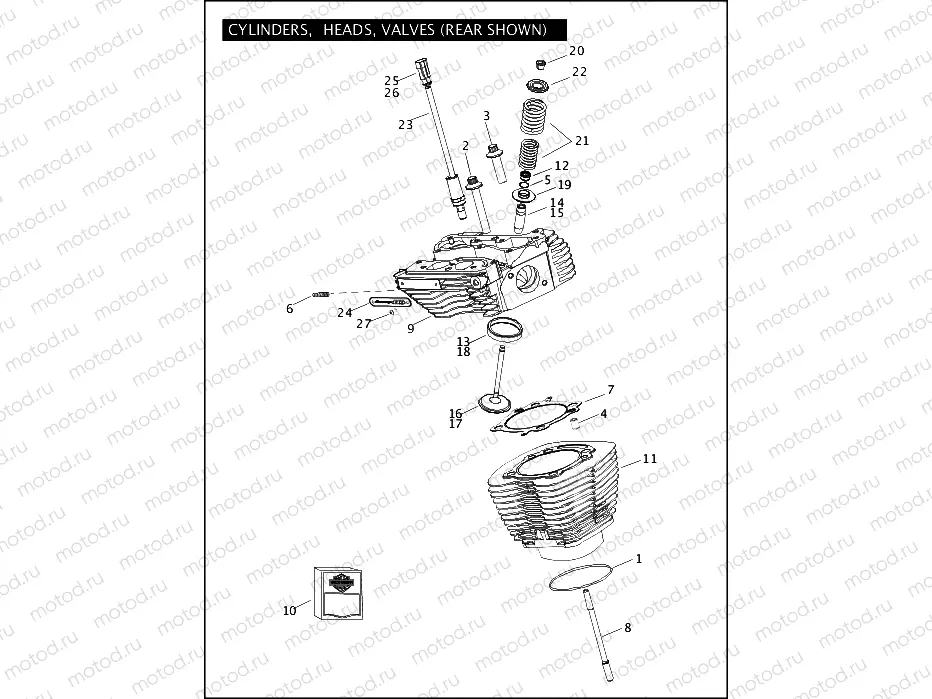 CYLINDERS, HEADS, & VALVES - TWIN CAM 110â¢