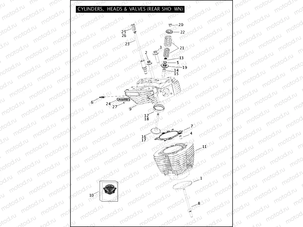 CYLINDERS, HEADS & VALVES - TWIN CAM 110â¢