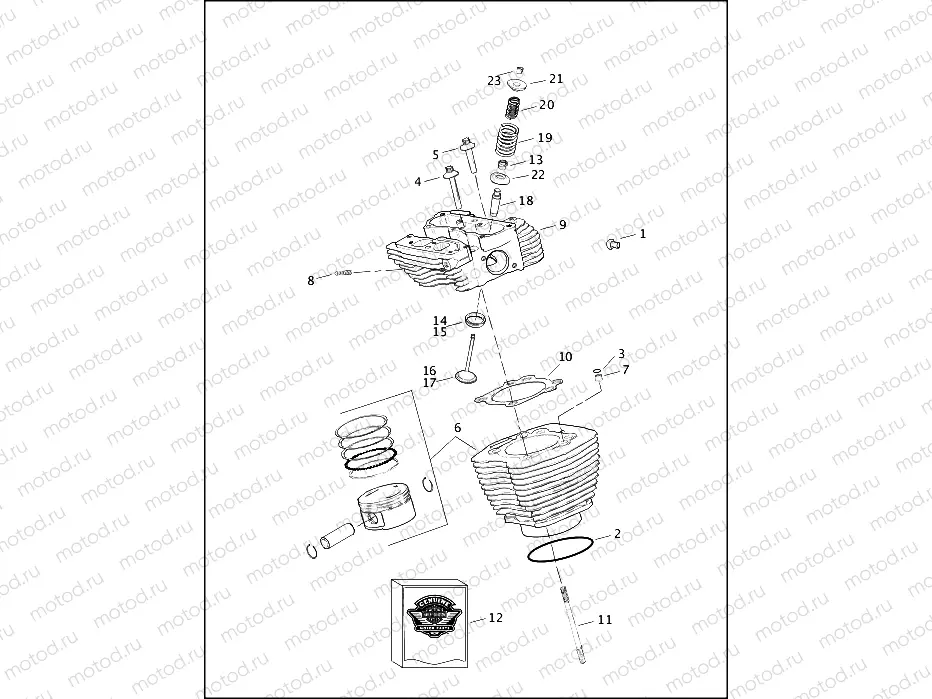 CYLINDERS, HEADS & VALVES - TWIN CAM 88â¢