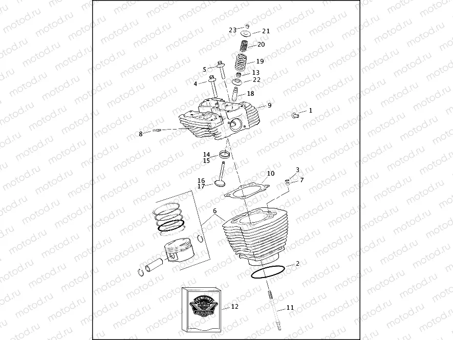 CYLINDERS, HEADS & VALVES - TWIN CAM 88â¢
