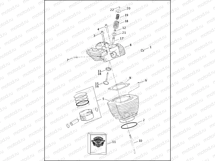 CYLINDERS, HEADS & VALVES - TWIN CAM 88â¢