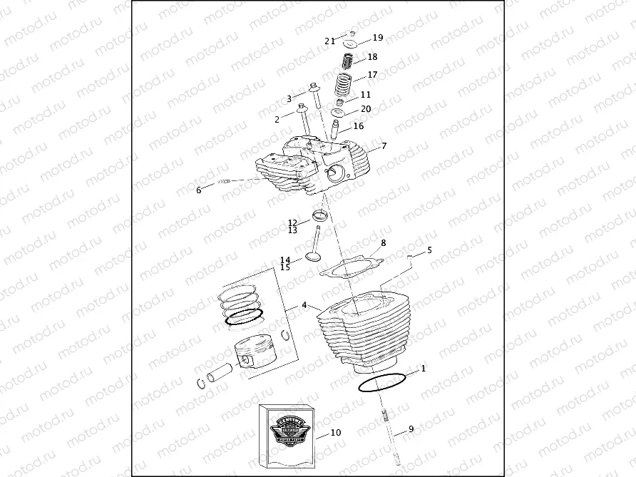 CYLINDERS, HEADS & VALVES - TWIN CAM 88â¢
