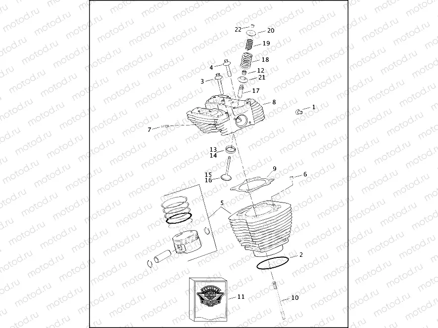 CYLINDERS, HEADS & VALVES - TWIN CAM 88â¢