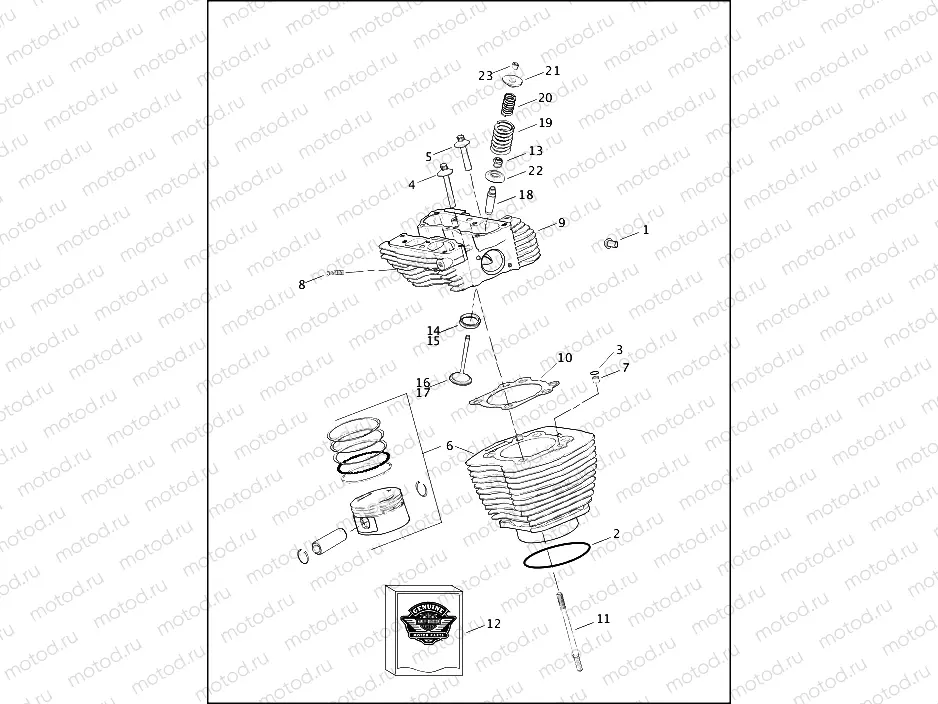 CYLINDERS, HEADS & VALVES - Twin Cam 88Bâ¢