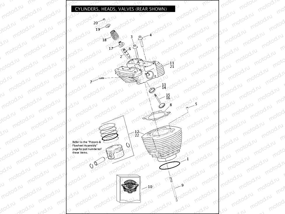 CYLINDERS, HEADS, VALVES - TWIN CAM 96â¢