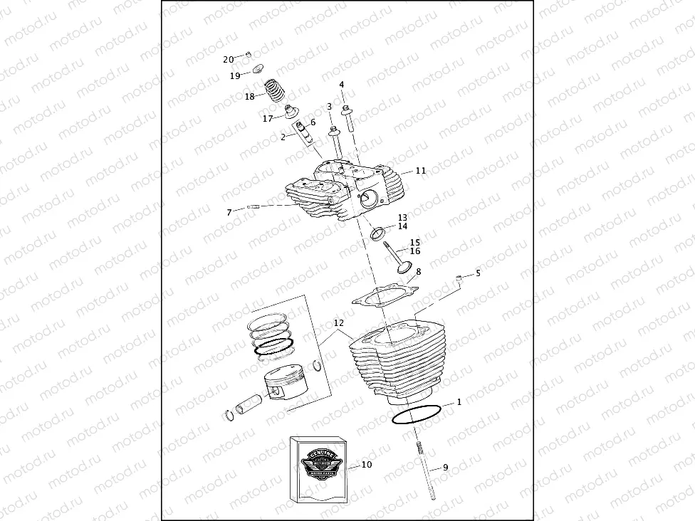 CYLINDERS, HEADS & VALVES - TWIN CAM 96â¢