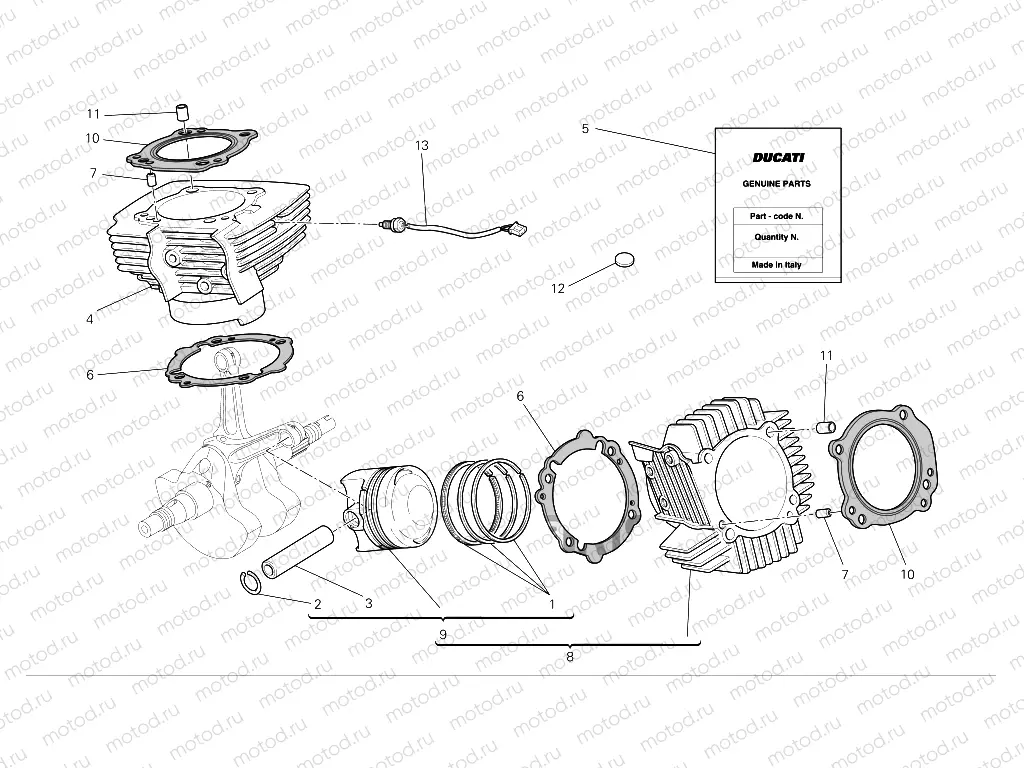 Cylinders - pistons