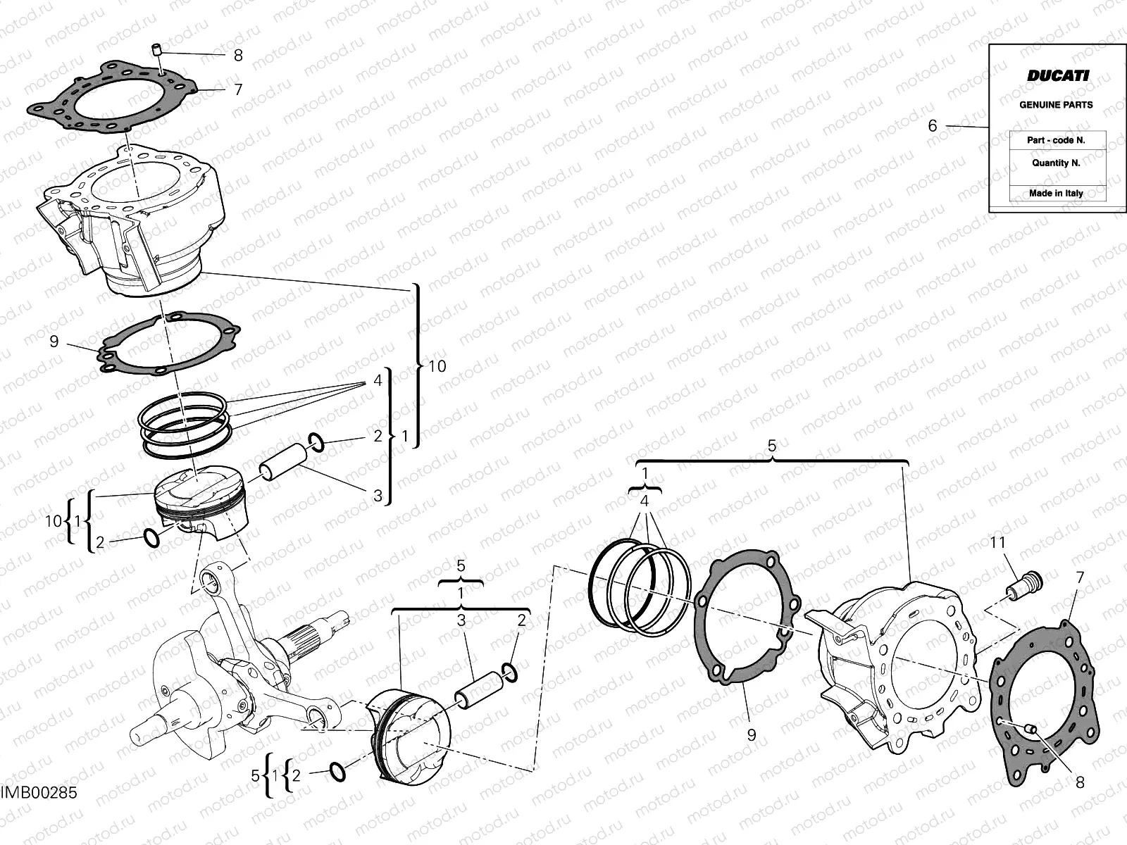 CYLINDERS - PISTONS