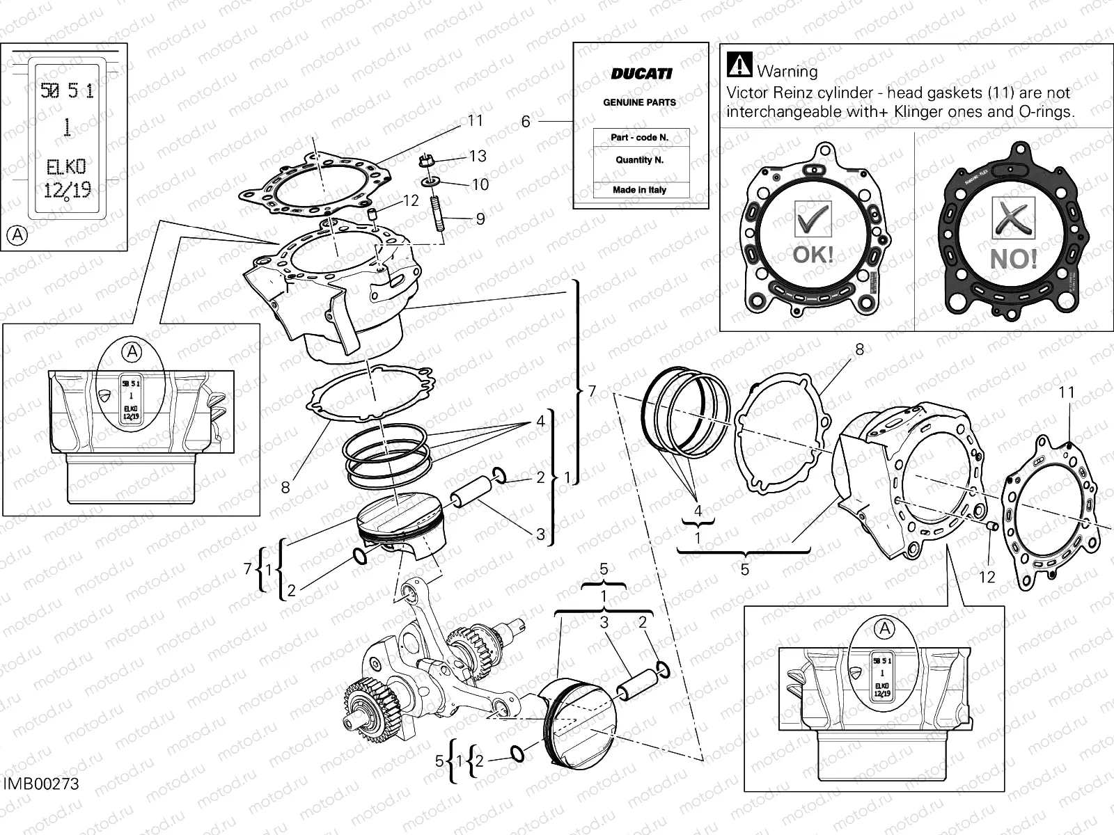 CYLINDERS - PISTONS (KOENIG)