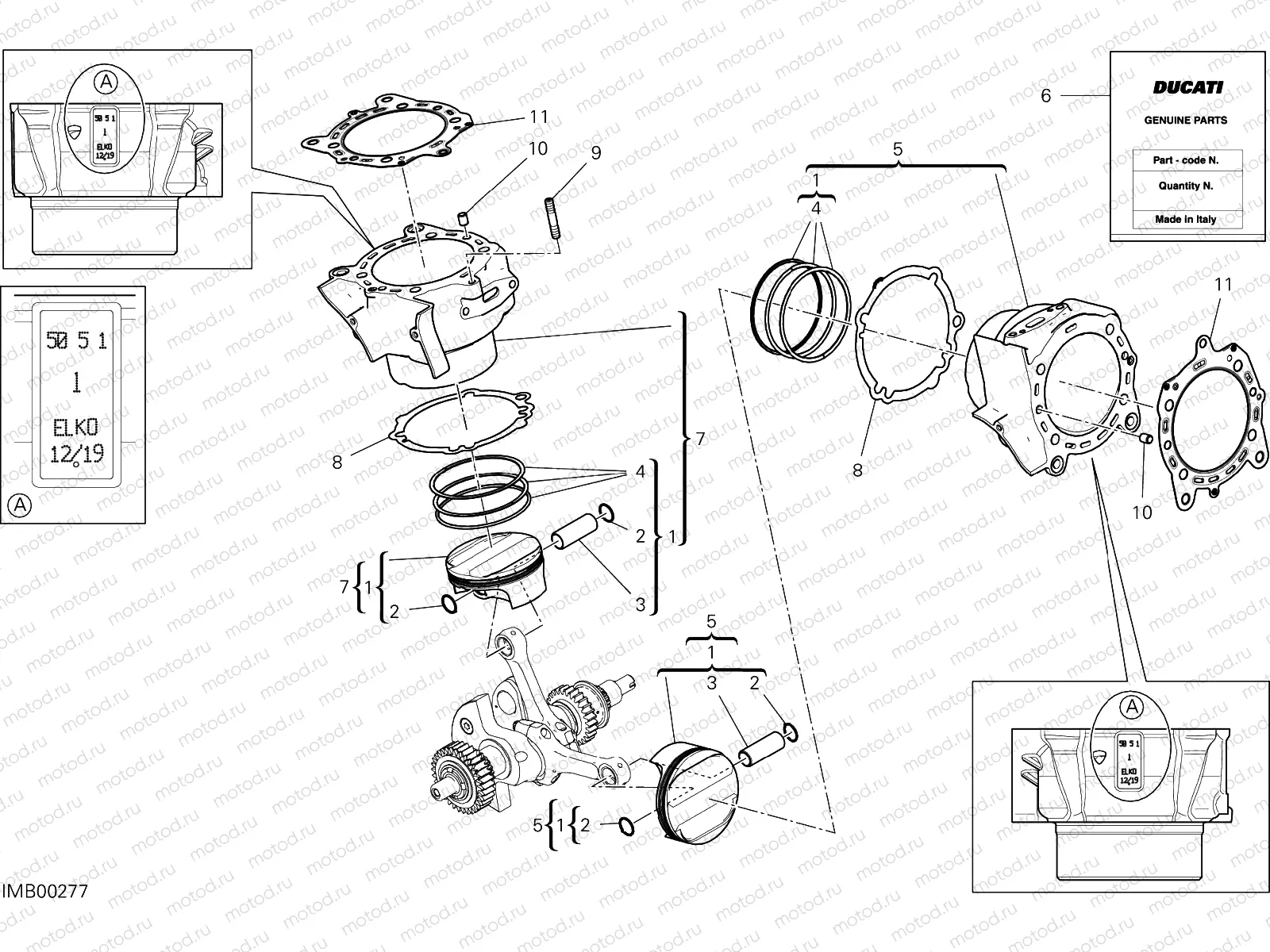 CYLINDERS - PISTONS (KOENIG)