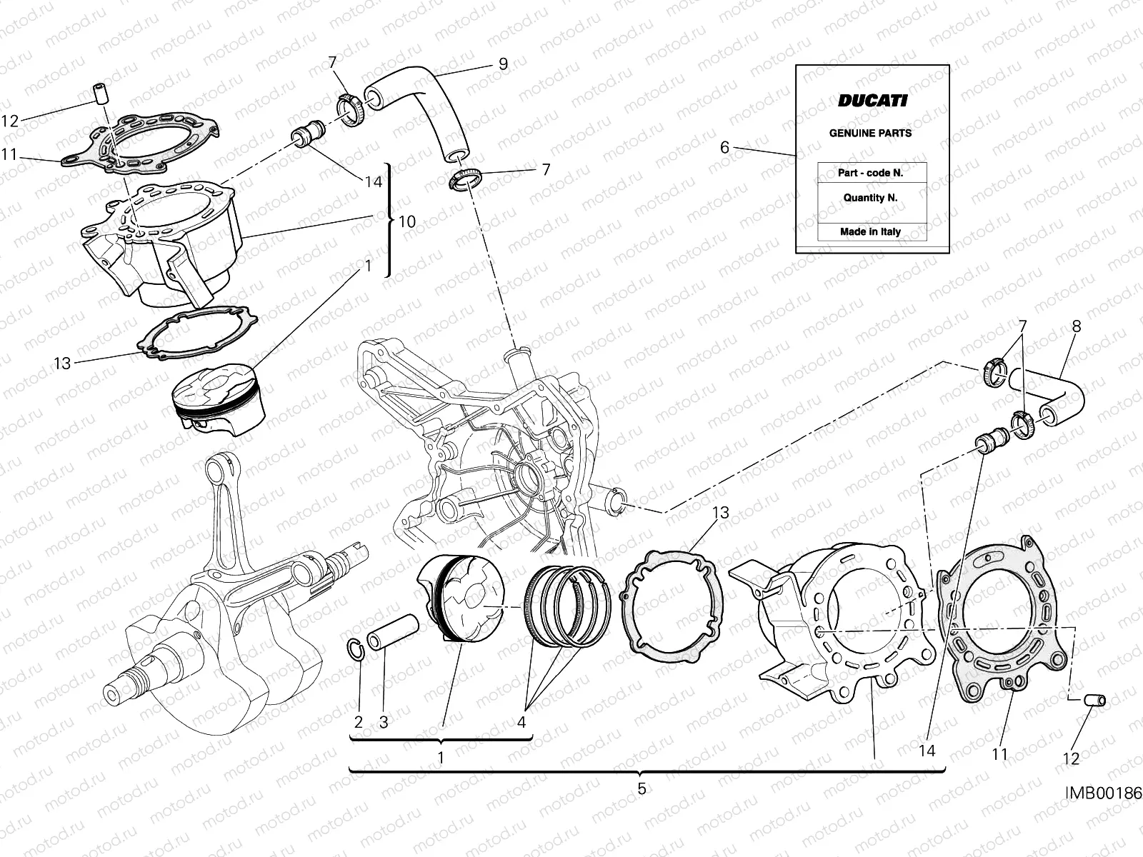 CYLINDERS - PISTONS [MOD:HYM-SP;XST:AUS,EUR,FRA,JAP]
