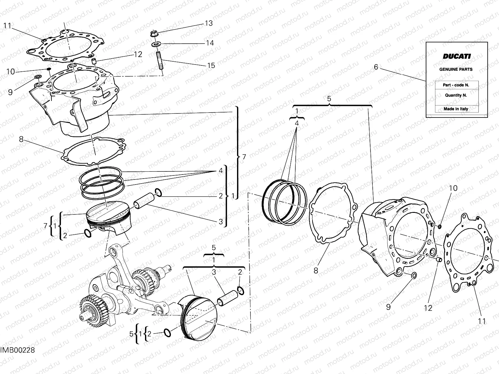 CYLINDERS - PISTONS [MOD:XDIAVEL]