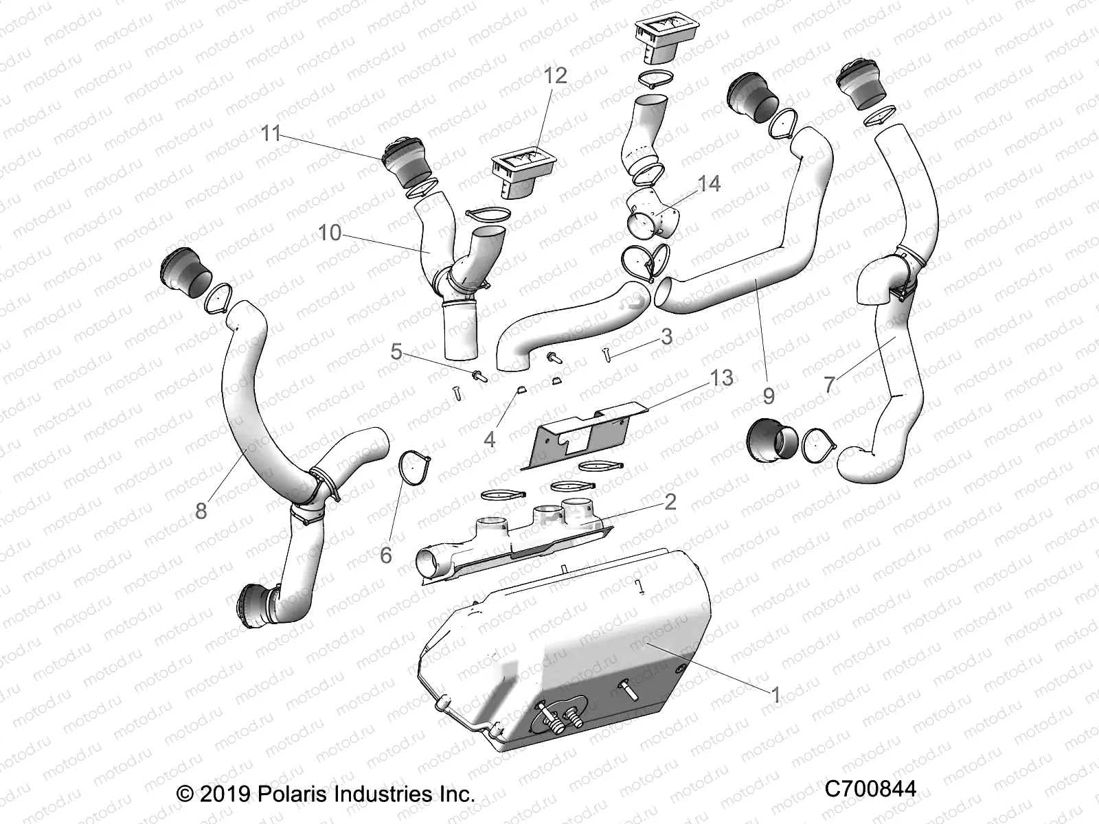 DASH | DASH, HEATER DUCTING - R20RRE99/A/B (702844)
