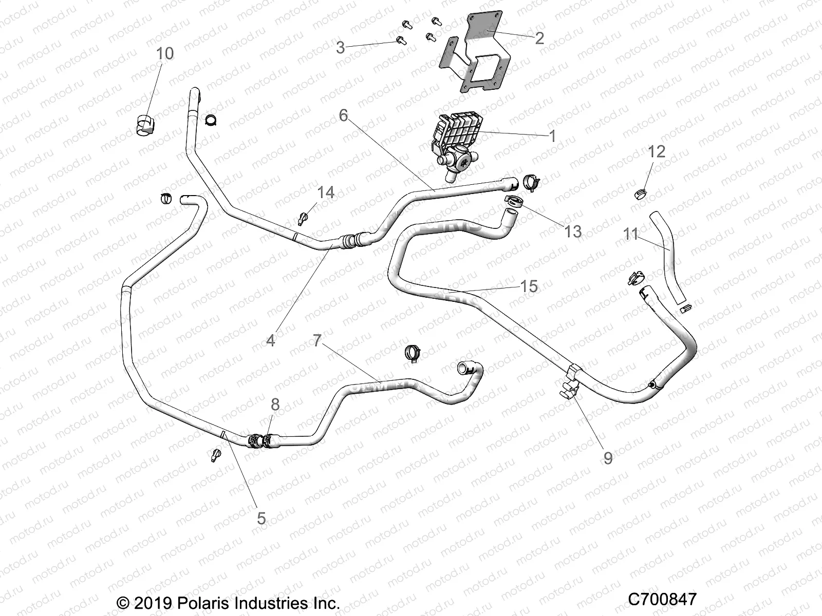 DASH | DASH, HEATER ROUTING - R20RRE99/A/B (700847)
