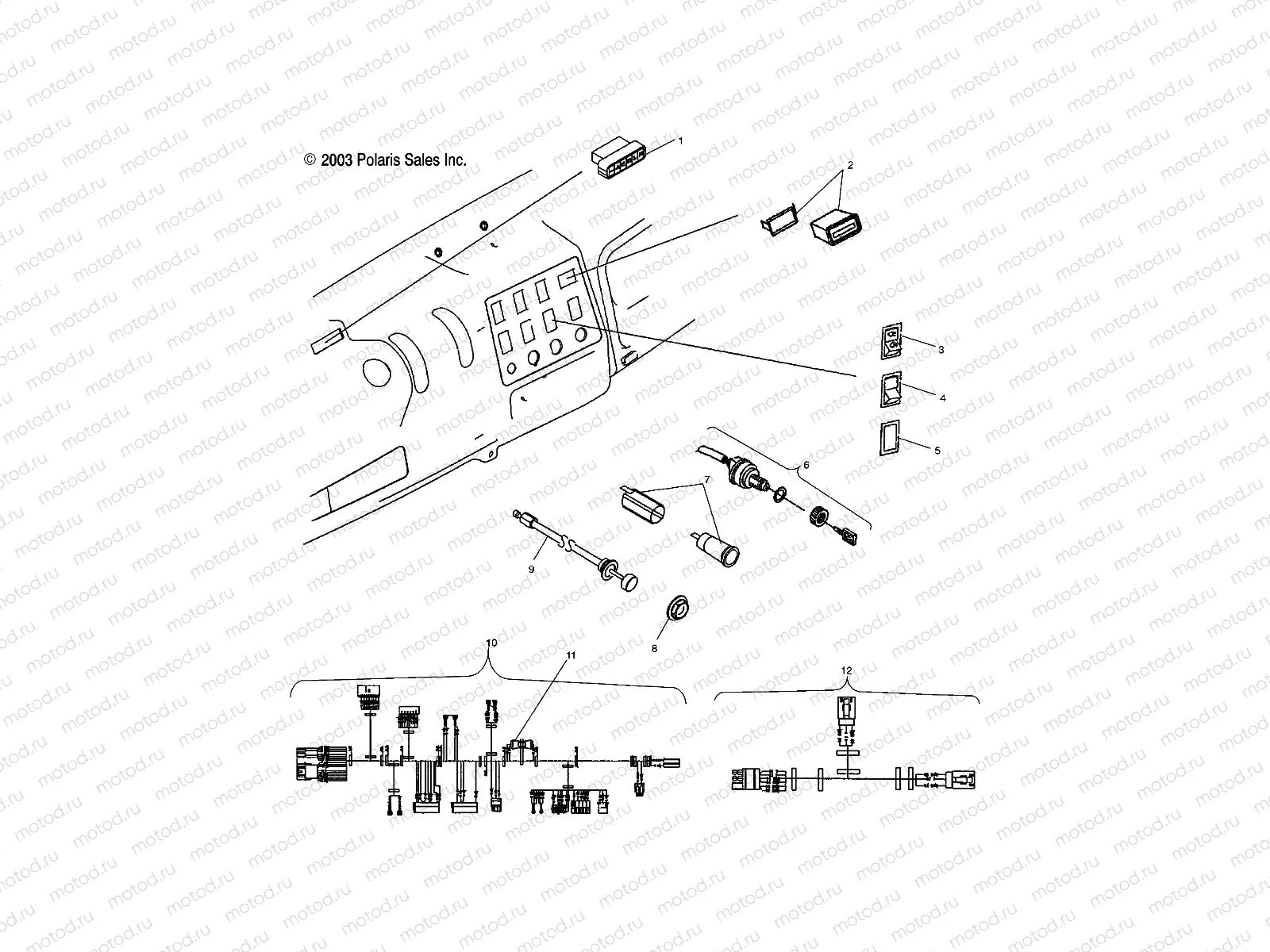 DASH INSTRUMENTS and CONTROLS  - A04RB42AA/A04RD50AA/AB/AC/A04RF50AA (4987918791A06) | DASH INSTRUMENTS and CONTROLS  - A04RB42AA/A04RD50AA/AB/AC/A04RF50AA (4987918791A06)