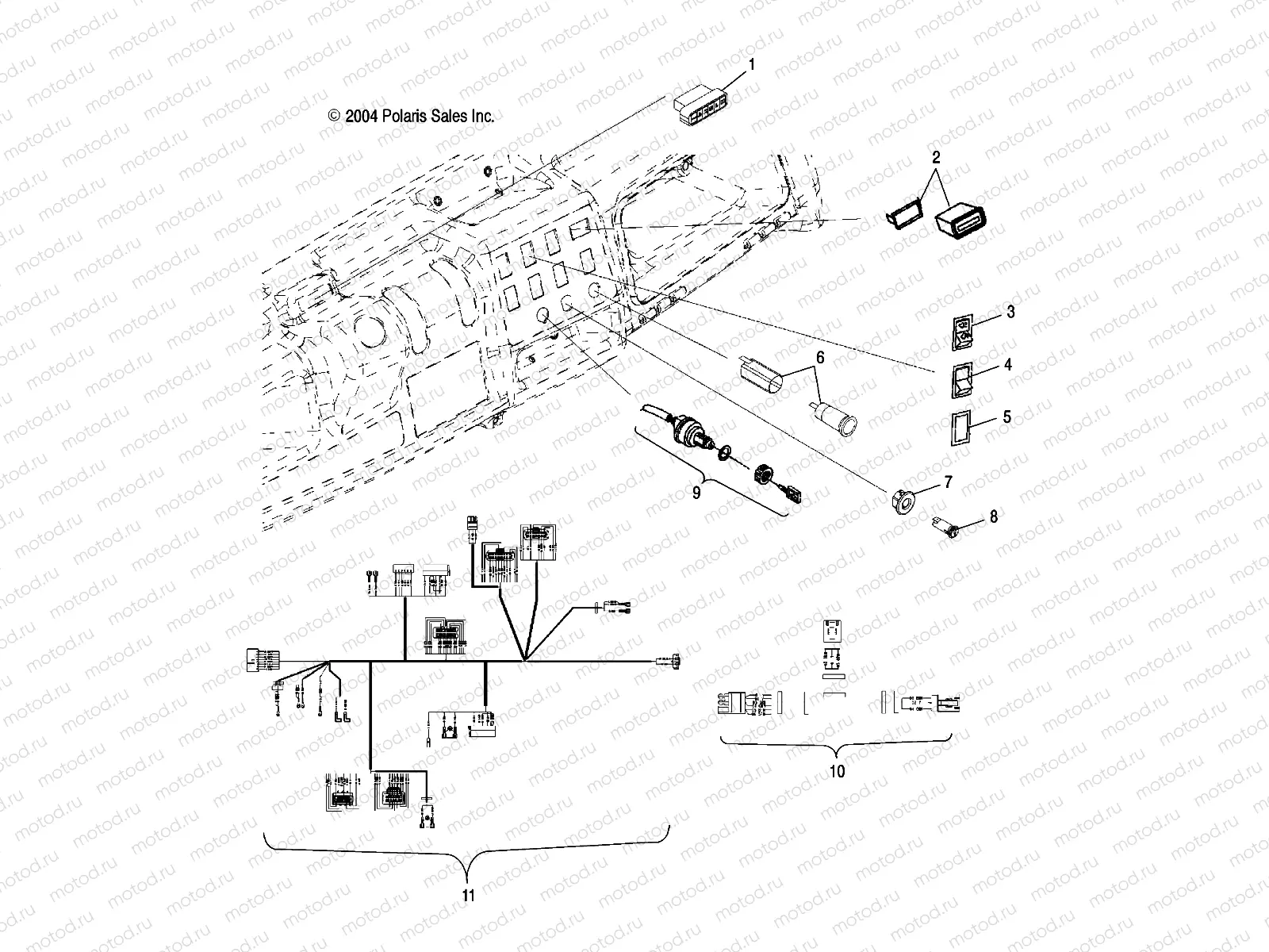 DASH INSTRUMENTS and CONTROLS - R05RD68AA/AB (4998269826A08) | DASH INSTRUMENTS and CONTROLS - R05RD68AA/AB (4998269826A08)