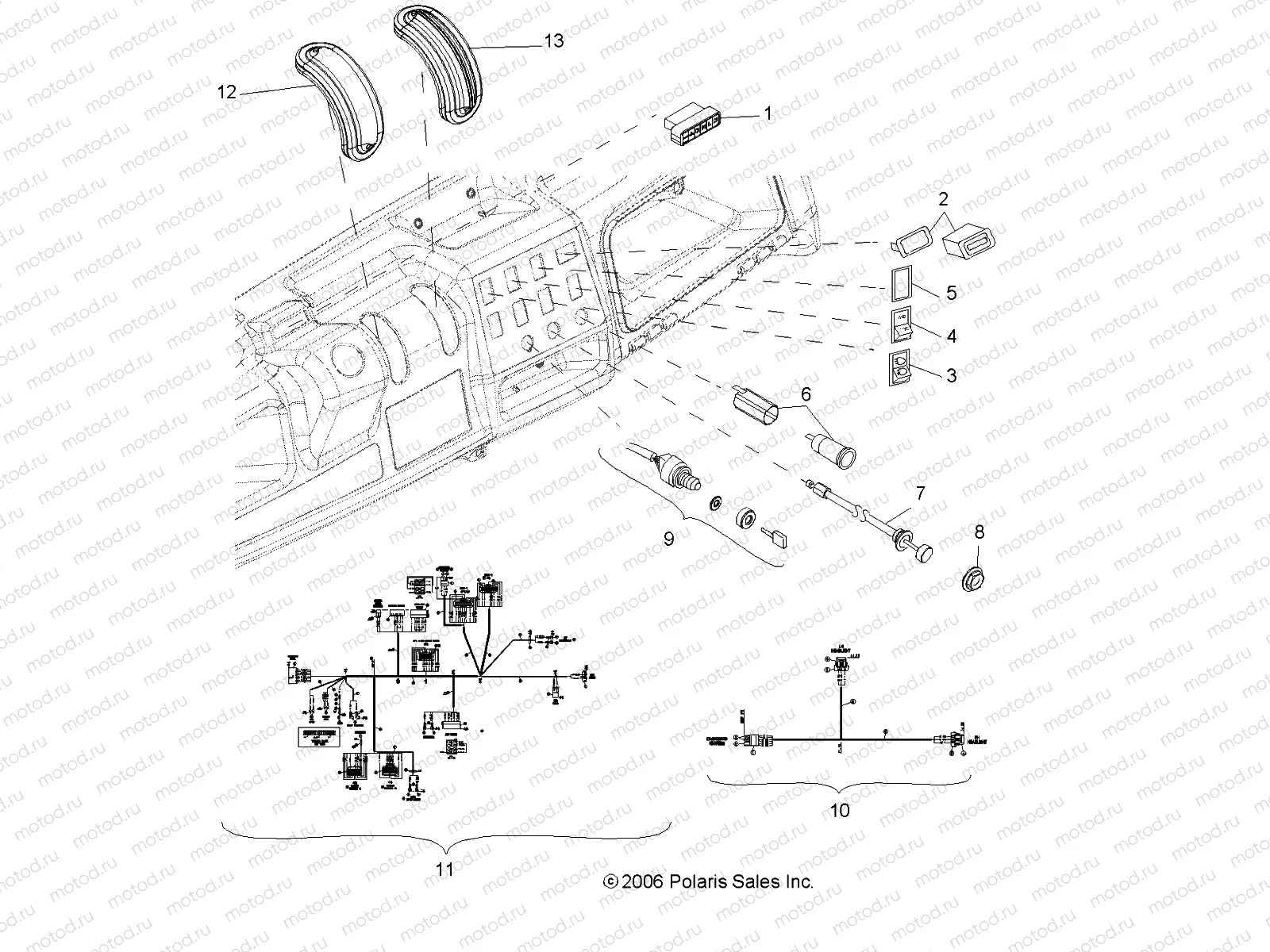 DASH INSTRUMENTS and CONTROLS  - R07RB50AA/RH50AA (49RGRDASH07500) | DASH INSTRUMENTS and CONTROLS  - R07RB50AA/RH50AA (49RGRDASH07500)