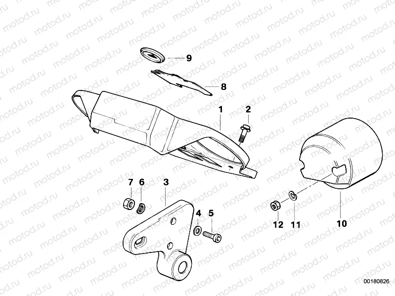 Dashboard mounting parts