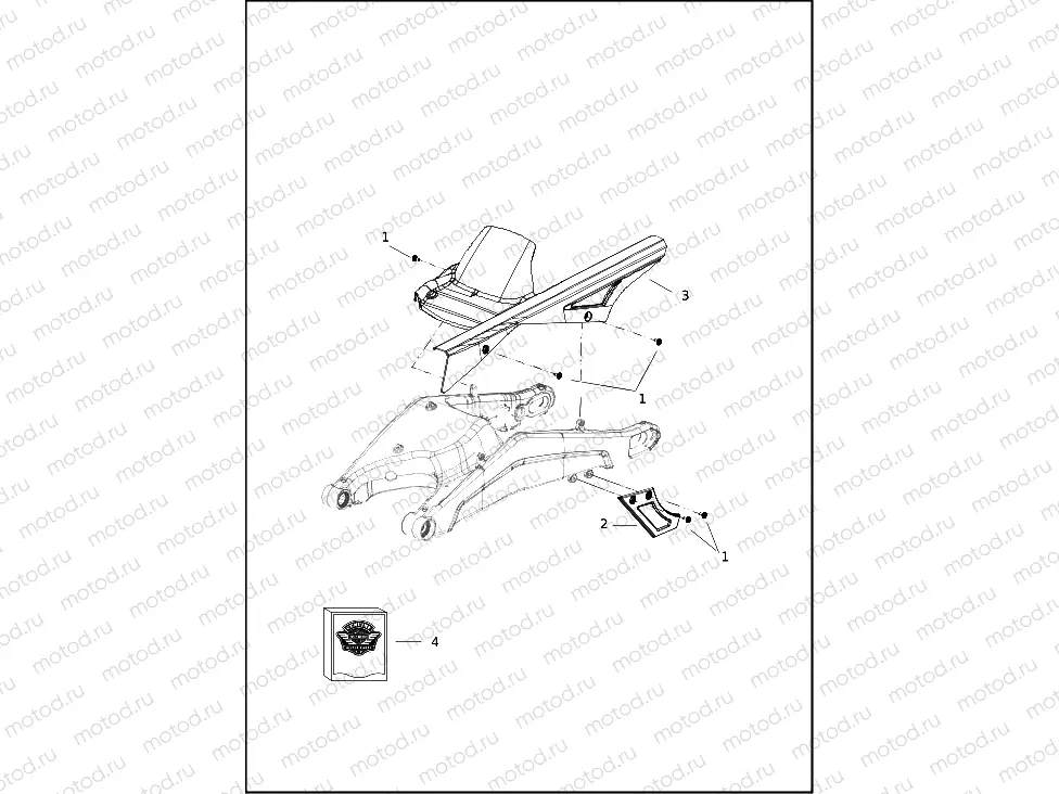 DEBRIS DEFLECTOR AND BELT GUARD