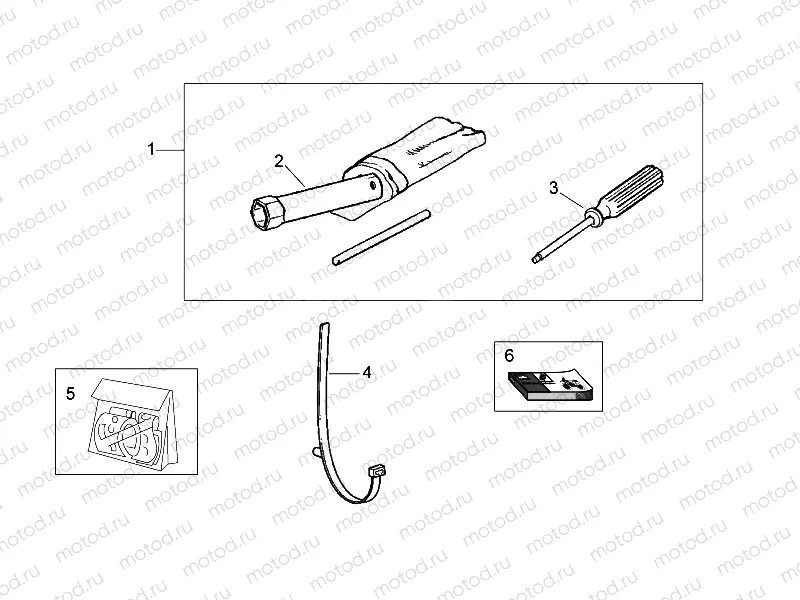 Decal op.handbooks and plate set