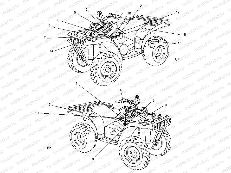 DECALS  2x4 400L W957540 (4930093009A008) | DECALS  2x4 400L W957540 (4930093009A008)