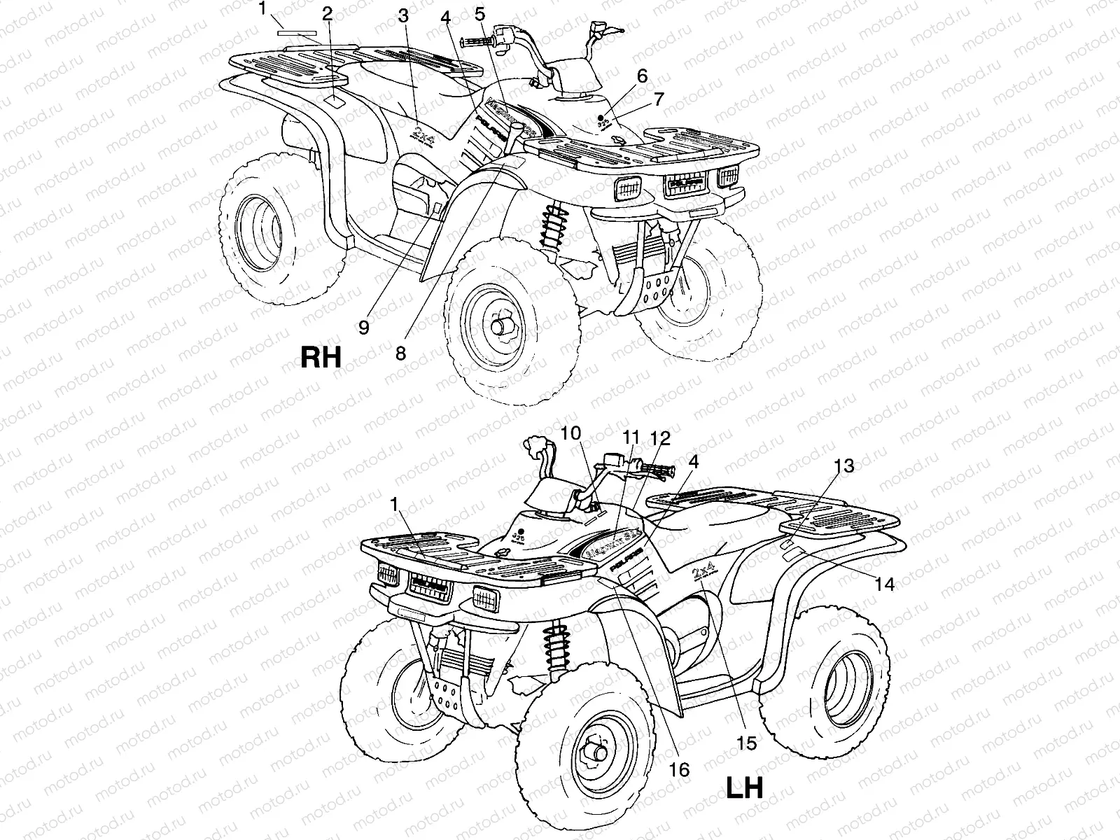 DECALS - A00CB32AA (4949354935A010) | DECALS - A00CB32AA (4949354935A010)