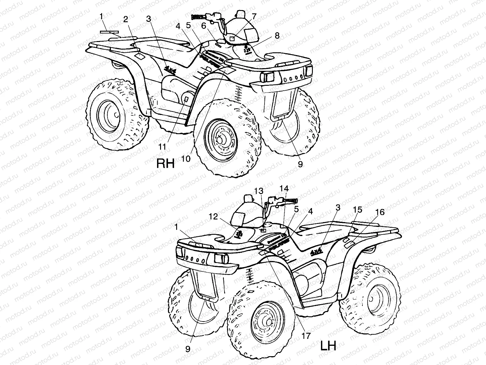 DECALS - A00CH33AC (4959905990A010) | DECALS - A00CH33AC (4959905990A010)
